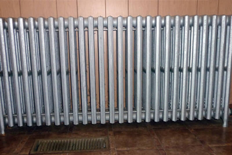 radiators deliver biofuels heating source